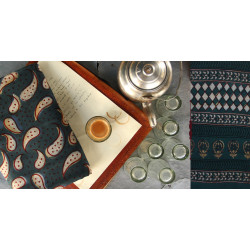 Of Tea Stains & Memories✑ Nandna Saree { Natural Color } ✑8